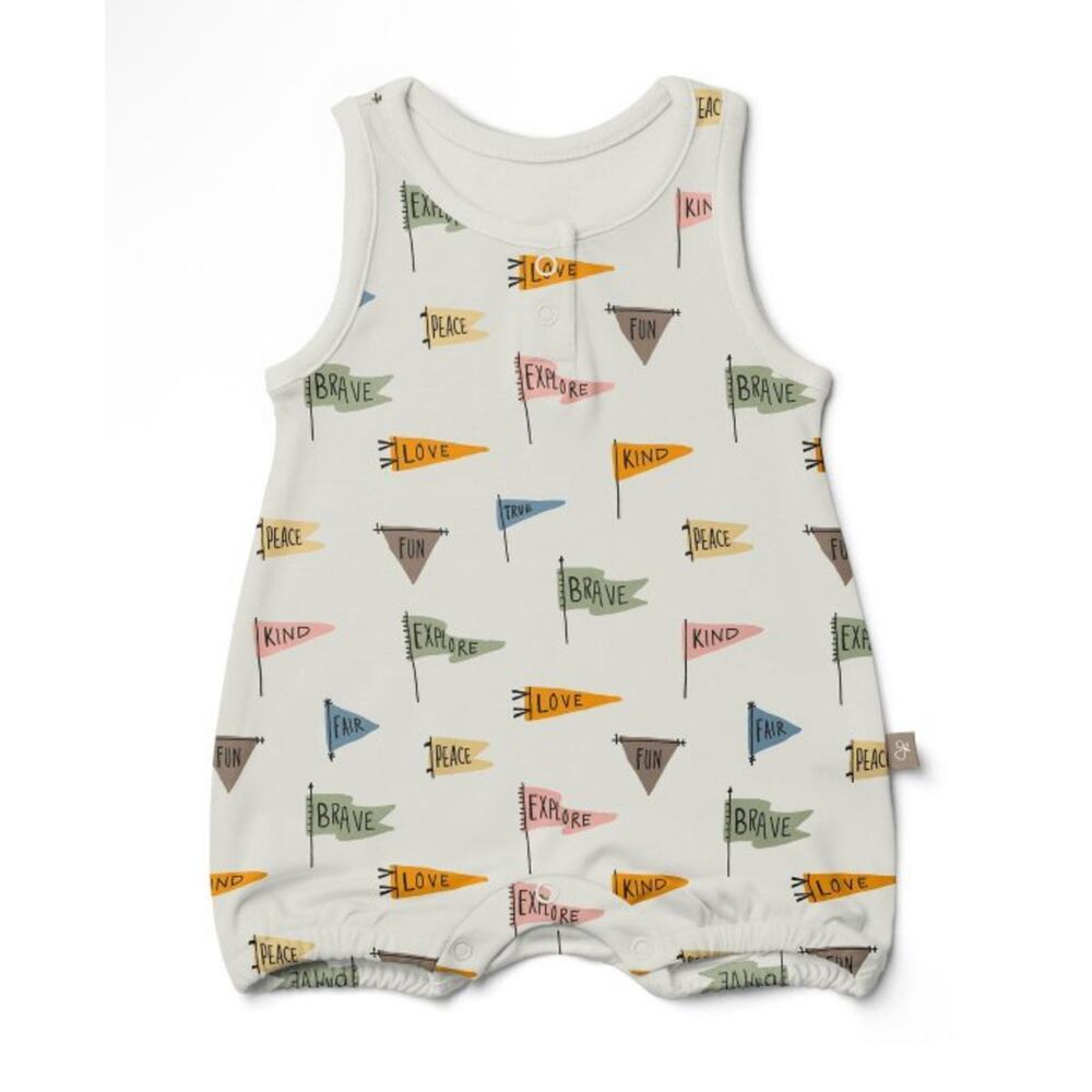 Goumi Kids Quick Change Romper- Affirmations 2-3T NWT‎